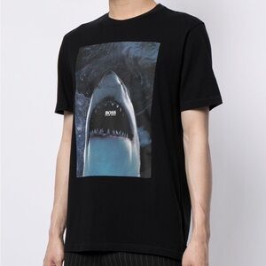 BOSS Graphic Shark T-shirt Black